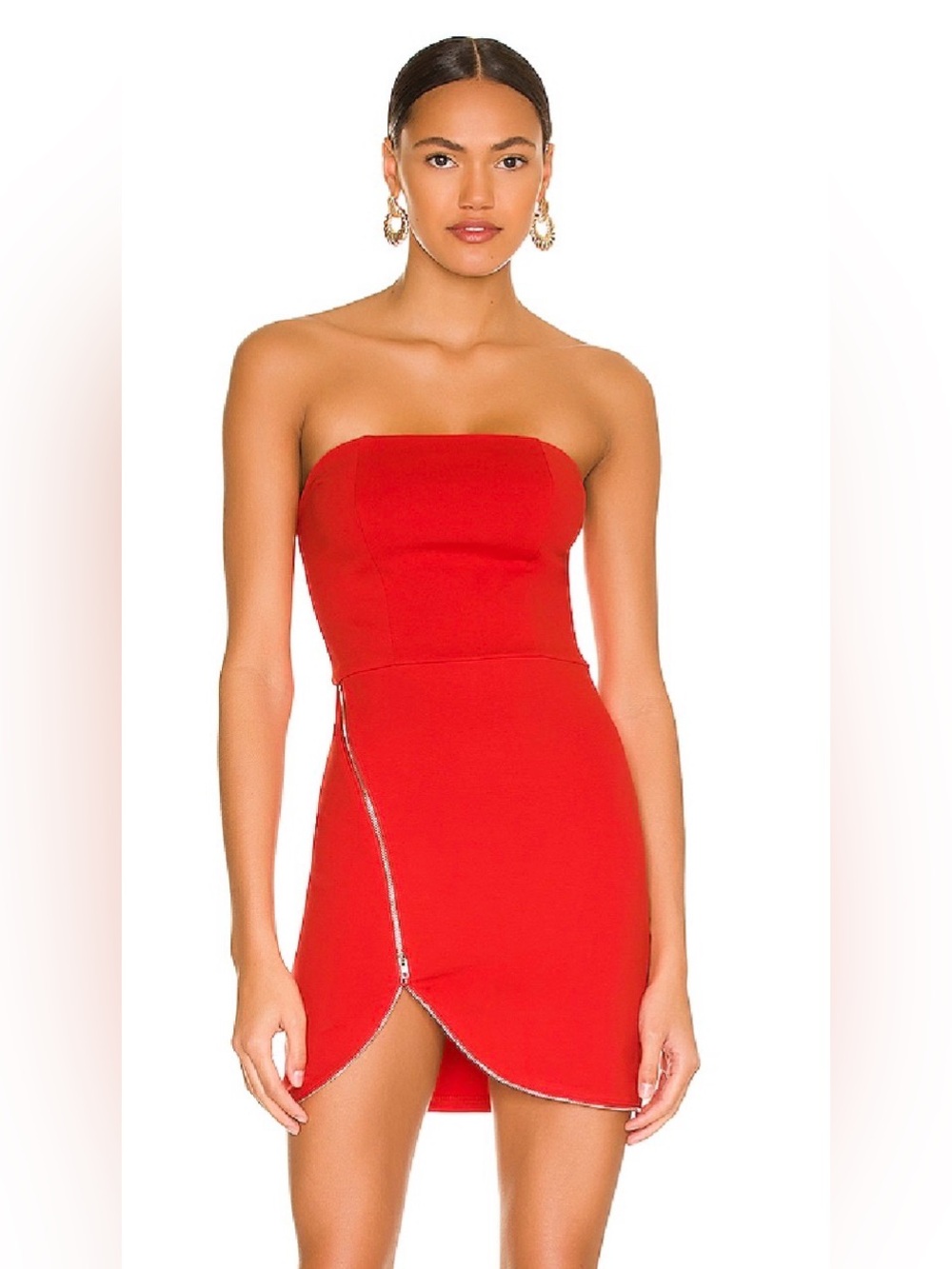 Superdown NYLAH Zipper Dress Sz S